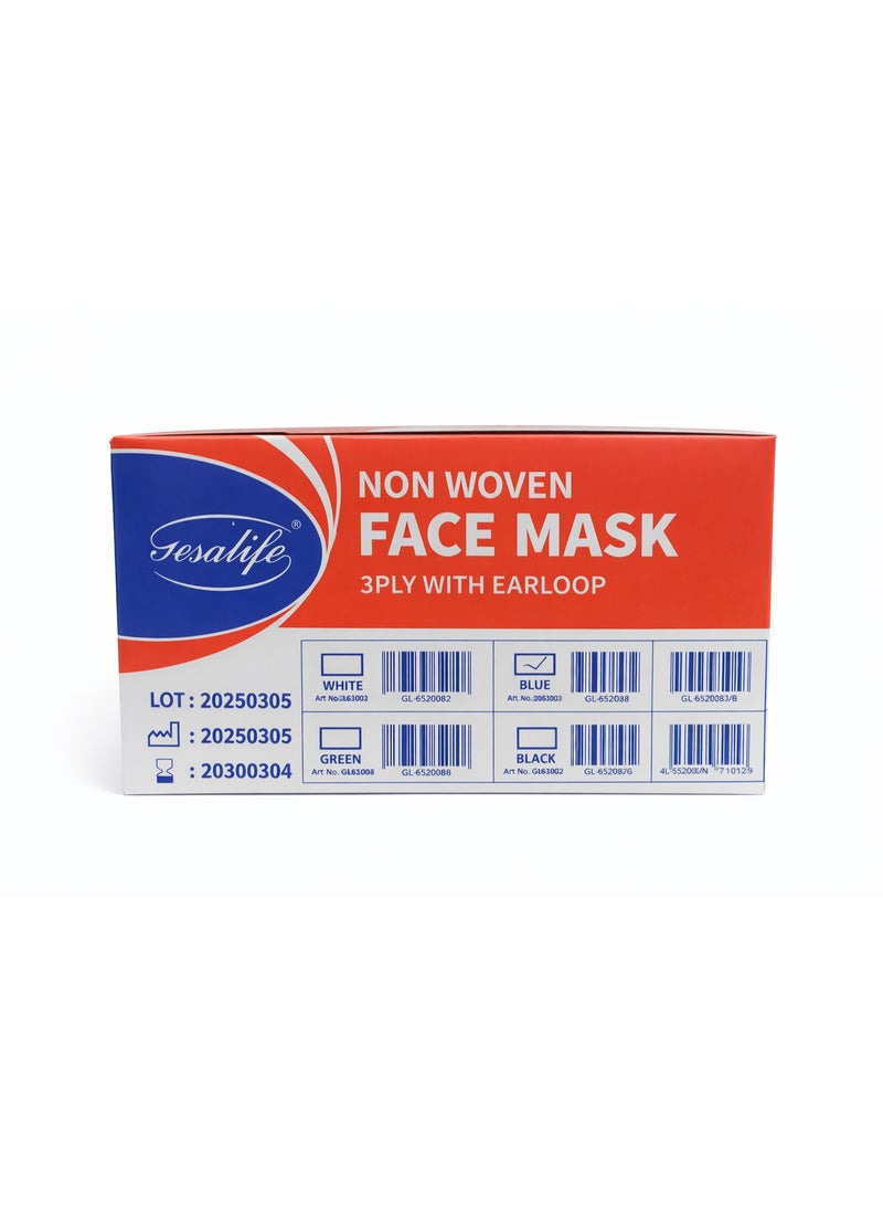 Gesalife Face Mask Non-Woven 3Ply with Ear Loop - Image 4